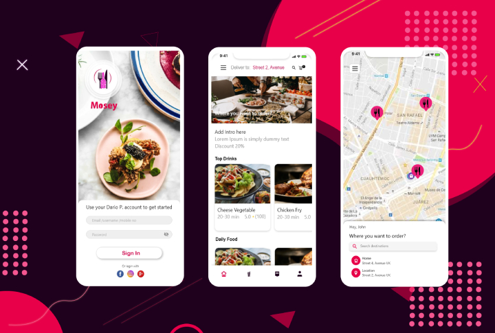 food order app design